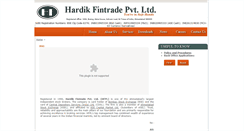 Desktop Screenshot of hardikgroup.com